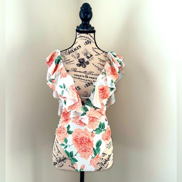 Show Me Your MuMu Other - Show Me Your Mumu Mermaid One Piece Floral Swimsuit, Small